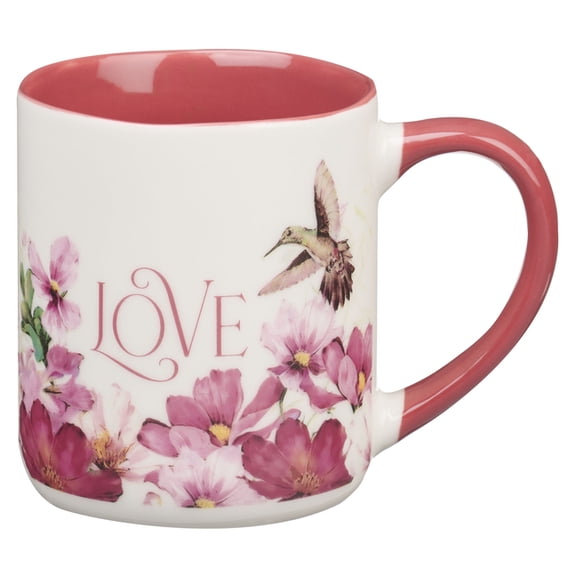 Christian Art Gifts Inspirational Scripture Ceramic Coffee & Tea Mug for Women: Love Encouraging Bible Verse, Microwave , (Hardcover)