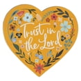 thumbnail image 1 of Christian Art Gifts Inspirational Women & Girls Bible Verse Fridge Heart Magnet: Trust in the Lord, 1 of 2