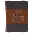 thumbnail image 1 of Christian Art Gifts Inspirational Zippered Journal, Man of God Wide Ruled Notebook, 1 Tim. 6:11 Bible Verse, Brown Vegan Leather, 336 Lined Pages w/scripture, (9” x 6.4” x .9”), 1 of 1