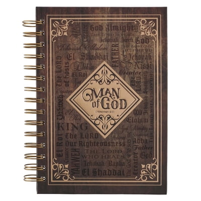 Pre-Owned Journal Wirebound Large Man of God (Spiral-bound) 1642722804 9781642722802