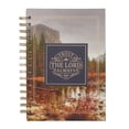 thumbnail image 1 of Christian Art Gifts Journal w/Scripture Trust in The Lord Always Isaiah 26:4 Scenic Mountains 192 Ruled Pages, Large Hardcover Notebook, Wire Bound, 1 of 4