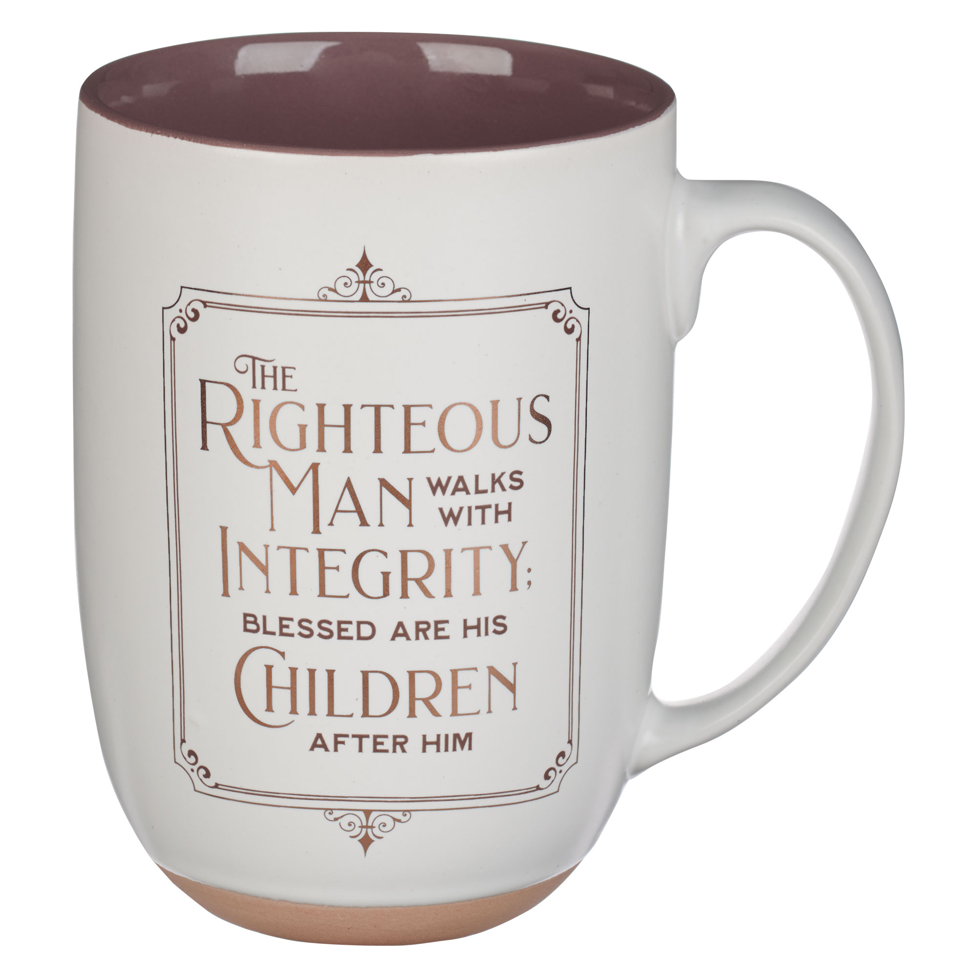 Christian Art Gifts Large Ceramic Coffee & Tea Scripture Mug for Men