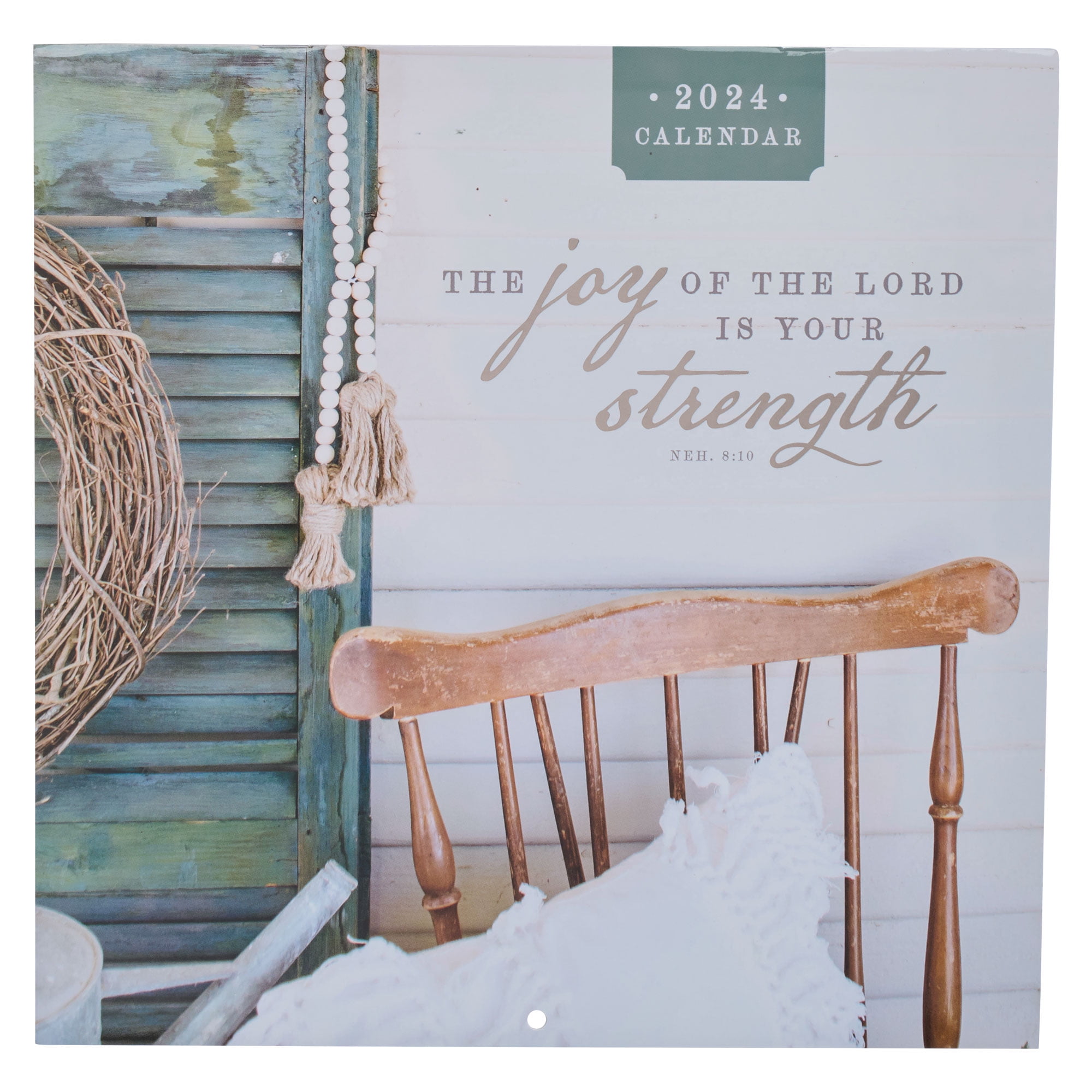 Christian Art Gifts Large Inspirational 2024 Scripture Wall Calendar
