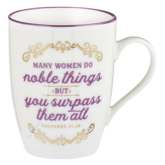 Christian Art Gifts Many Women Do Noble Things Mug