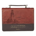 thumbnail image 1 of Bible Cover Classic Two-tone Brown I Will Carry You Isa. 46:4, 1 of 1