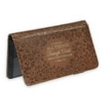 thumbnail image 1 of Christian Art Gifts Premium Vegan Leather Floral Scripture Checkbook Cover for Women: All Things Through Christ Inspirational Bible Verse, Duplicate Checks, ID & Credit Cards, Pen Loop, Light Brown, 1 of 2