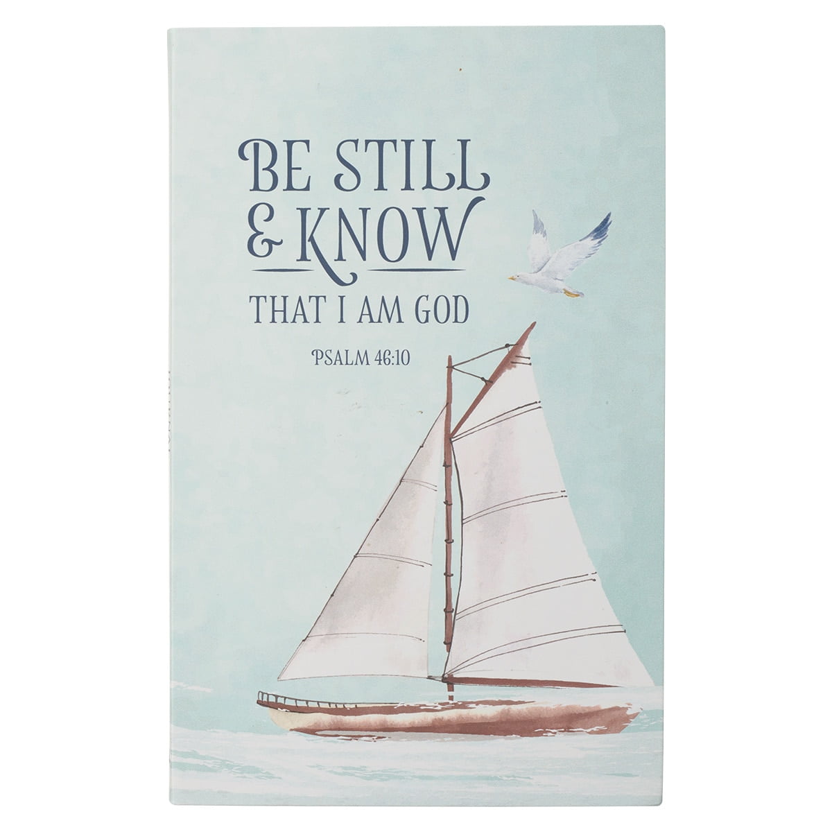 Christian Art Gifts Scripture Journal Be Still and Know Psalm 46:10 Bible Verse Inspirational Notebook,128 Ruled Pages Flexcover 5.5 x 8.5