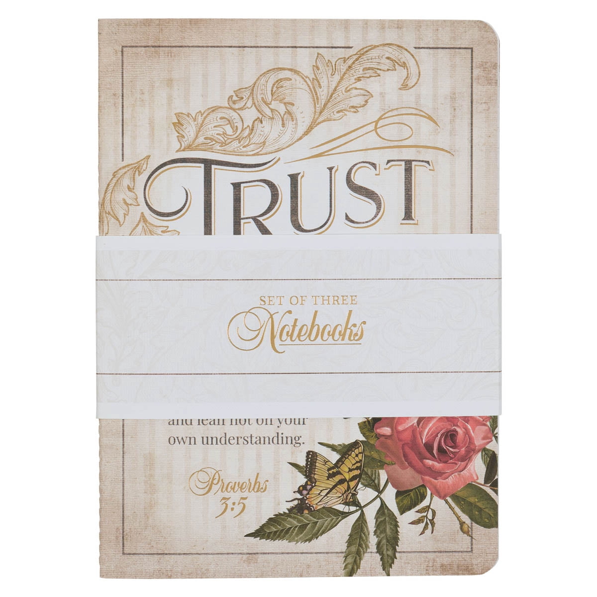 Christian Art Gifts Slim Scripture Notebooks for Women, Trust Hope in ...