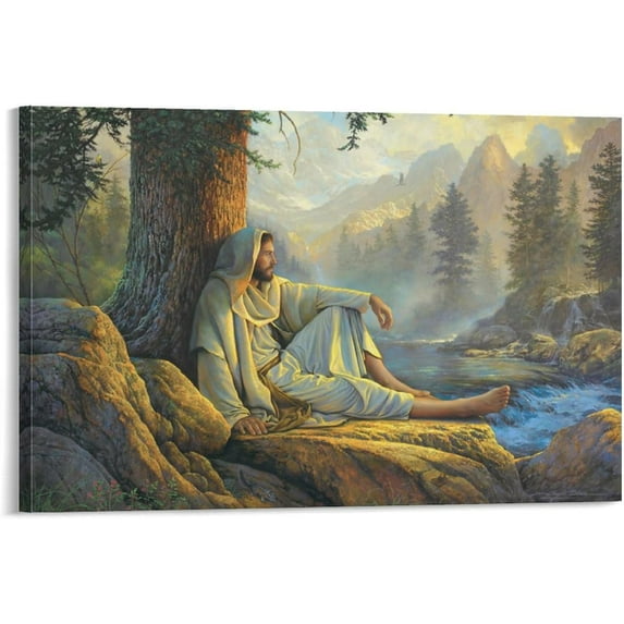 Christian Art Painting by Greg Olsen Painter Wall Art Poster Picture Frame Poster Decorative Painting Canvas Wall Art Living Room Posters Bedroom Painting 20x30inch(50x75cm)