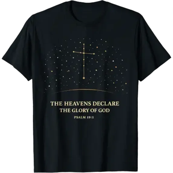 Interstellar F Christian Astronomy Space Constellation Bible Verse Classic Theme T ...