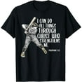 thumbnail image 1 of Christian Athlete Baseball Philippians God Bible Christ Gift T-Shirt, 1 of 2