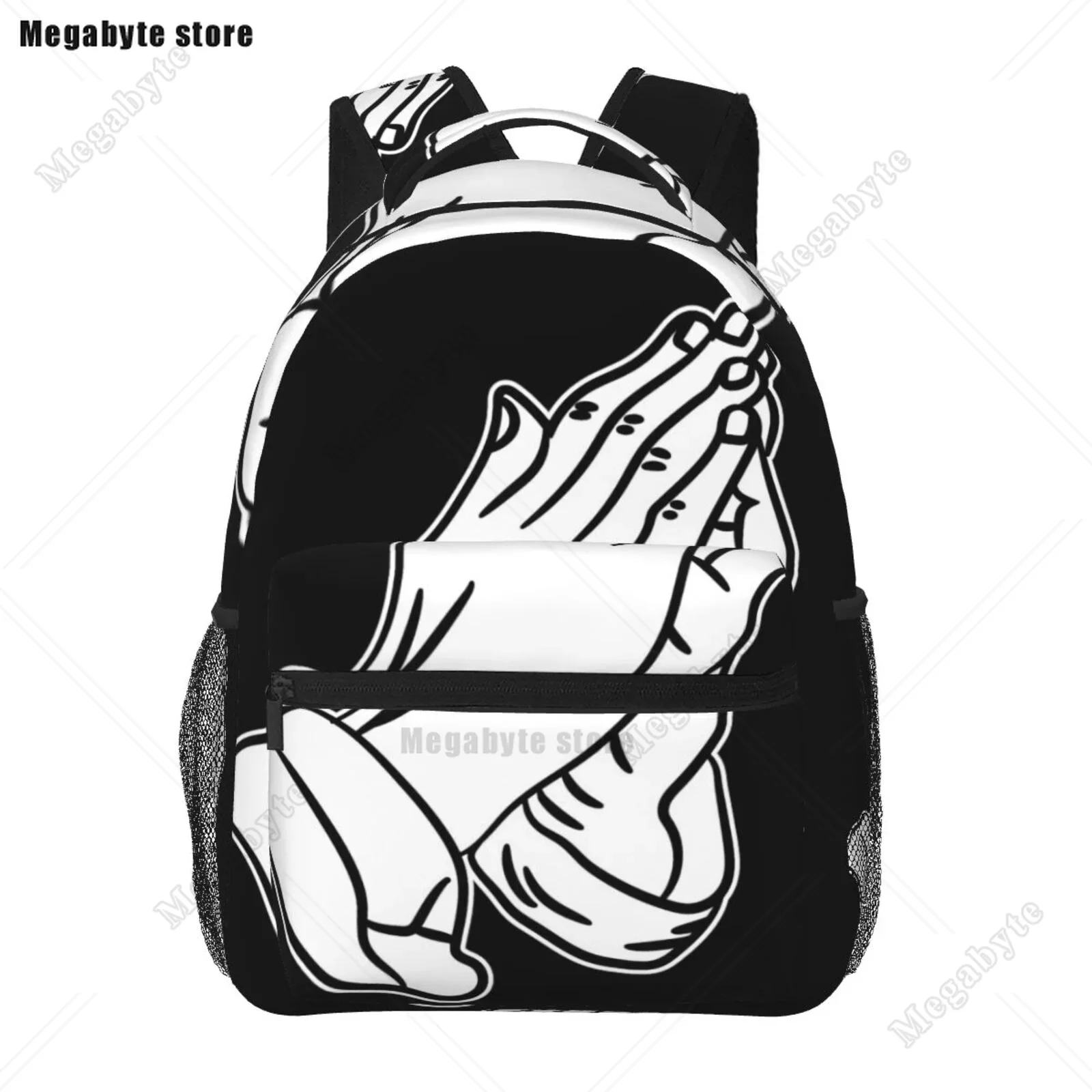 Christian Backpack Religious Bible Verse The Lord Is My Rock Pattern ...