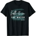 thumbnail image 1 of Christian Baptism shirt, Left it in the Water Matthew-28:19 T-Shirt mens t shirt，black，women，funny，misfits，men，journey, 1 of 4