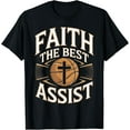 thumbnail image 1 of Christian Basketball Lover Religious Baller Jesus Christ Funny Creative Graphic Women T-Shirt, 1 of 4