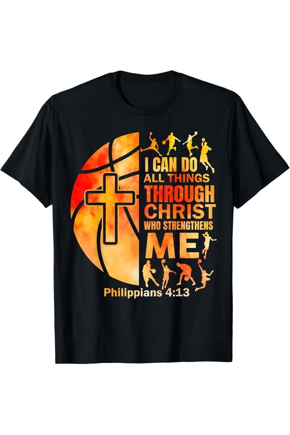 Christian Basketball Men Boys Player Team Religious Graphic T-Shirt- Classic Unisex 100% Cotton Crew Neck T-Shirt Breathable Casual Everyday Wear Affordable Graphic Soft t shirt Cheap t shirts