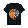 thumbnail image 1 of Christian Basketball Shirts Men Boys Kids Religious Gifts T-Shirt, 1 of 3