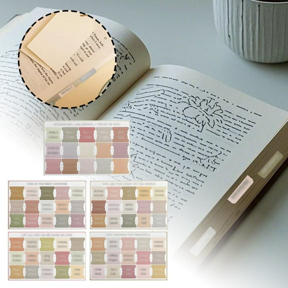 Christian Bible Tabs Kit - 50PC Laminated Scripture Navigation Labels with Decorative Stickers - Large Print Easy-Read Bible Index Tabs - Gift for Bible Study & Groups