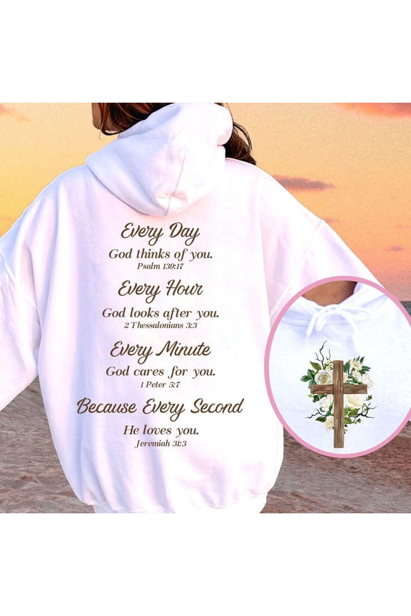 Christian Bible Verse Hoodie DesignInspirational Faith, F191