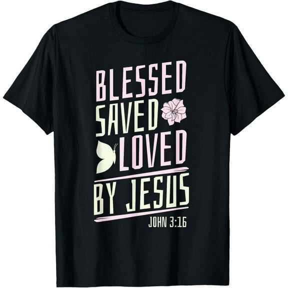 Christian Bible Verse John 3:16 T-Shirt