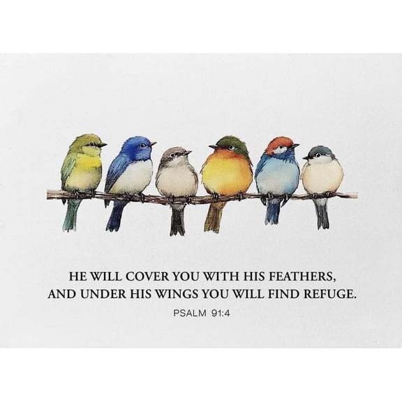 Christian Bird Wall Art Bible Verses Wall Decor Faith Religious Painting for Home Living Room Bedroom poster