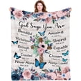 thumbnail image 1 of Christian Birthday Gifts for Women, Christian Gifts for Women, Religious Gifts for Women, Spiritual Gifts for Women, Womens Gifts for Birthday, Christian Blanket 50x60 in, 1 of 5