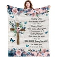 thumbnail image 1 of Christian Birthday Gifts for Women, Christian Gifts for Women, Religious Gifts for Women, Spiritual Gifts for Women, Womens Gifts for Birthday, Christian Blanket 50x60 in, 1 of 5