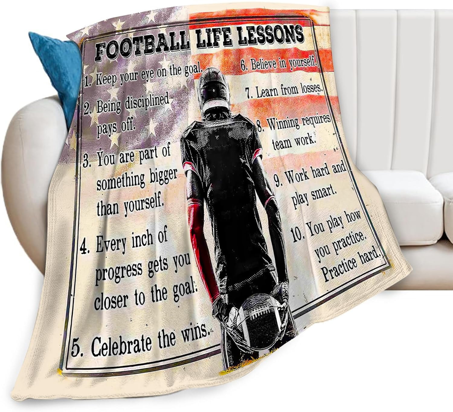 Christian Blanket Cross Hand of God Throw Blanket for Men Kids Teenagers Soft Cozy Warm Fuzzy Fleece Religious Christ Decor Blanket Gifts for Boys Women Girls Couch Sofa Bed 50"X40"