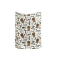 thumbnail image 1 of Christian Blanket Gifts - Catholic Gifts, Bible Religious Spiritual Inspirational Baptism Faith Gift, Christmas Birthday Encouragement Gift, God Jesus Throw Blanket(Khaki), 1 of 2