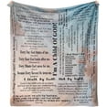 thumbnail image 1 of Christian Blanket Gifts for Women Men, Religious Blanket with Bible Verse 60"x50", Scripture Blanket, Catholic Spiritual Gifts, Faith Based Gifts, 1 of 5