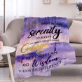 thumbnail image 1 of Christian Blanket, Soft Lightweight Bible Verse Blankets, Warm Plush Prayer Blankets and Throws with Scriptures, Religious Faith Gifts for Women Men 50x40 Inch, 1 of 6