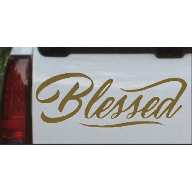 Christian Blessed Car or Truck Window Decal Sticker