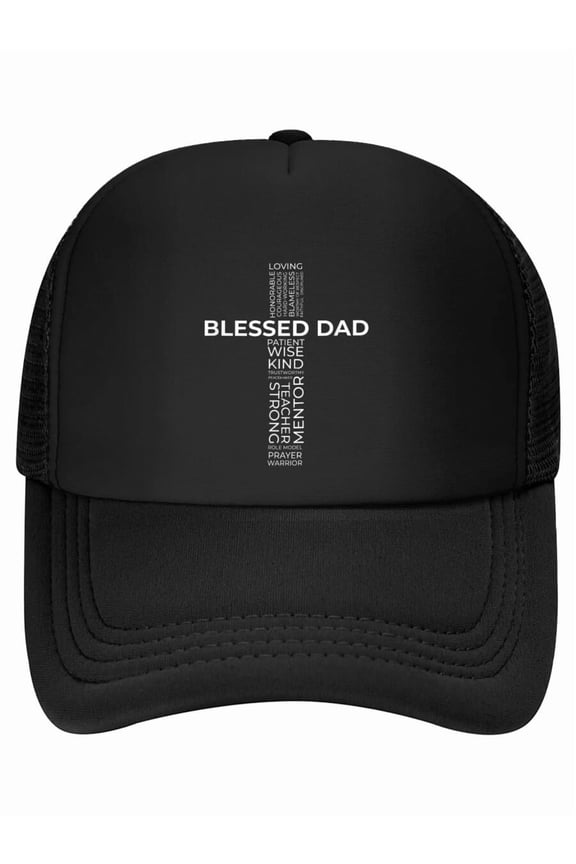 Christian Blessed Dad Cross Father's Day Baseball Cap