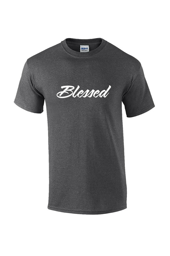Christian Blessed Script Short Sleeve T-shirt