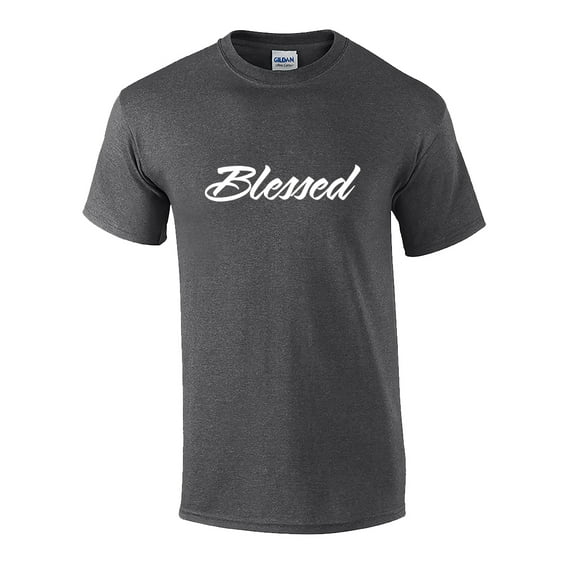 Christian Blessed Script Short Sleeve T-shirt