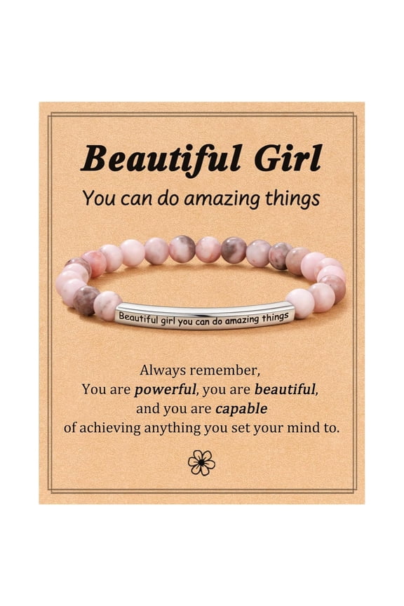 Christian Bracelet for Her- Inspirational Bible Verse Jewelry,Faith Confirmation Gifts for Daughters, Sisters
