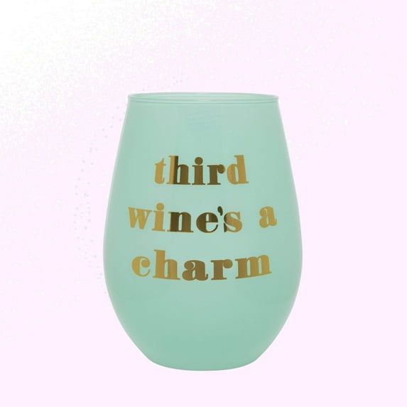 Christian Brands 10-04859-111 20 oz Third Wine's A Charm Stemless Wine Glass