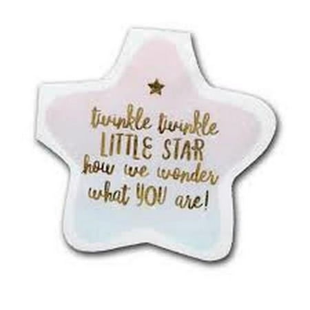 Christian Brands 10-04860-051 Slant Twinkle Little Star Beverage Napkins - Pack of 12