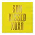 thumbnail image 1 of Christian Brands 10-05580-265 5 in. Beverage Sunkissed XOXO Napkins  Pack of 12, 1 of 2