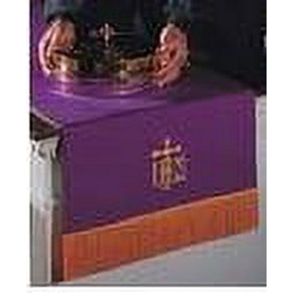 Christian Brands 12684MR Reversible Communion Table Runner - Hunter Green/Purple