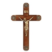 Christian Brands 15 H Cherry Sick Call Crucifix Set