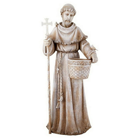 Christian Brands 1pc Saint Francis Solar Planter