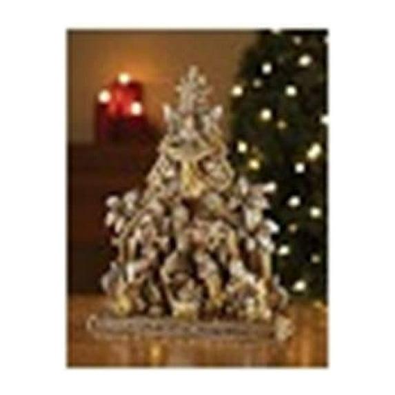 Christian Brands B3362 10.5 in. Metallic Nativity Figurine