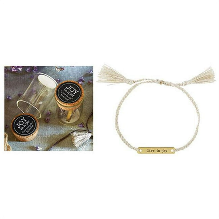 Christian Brands B3494 Joy in a Jar Bracelet Live In JoyPack of 4 Walmart