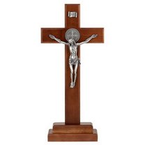 Christian Brands Catholic 13" Stndng St Ben Crcfx Ant Sl