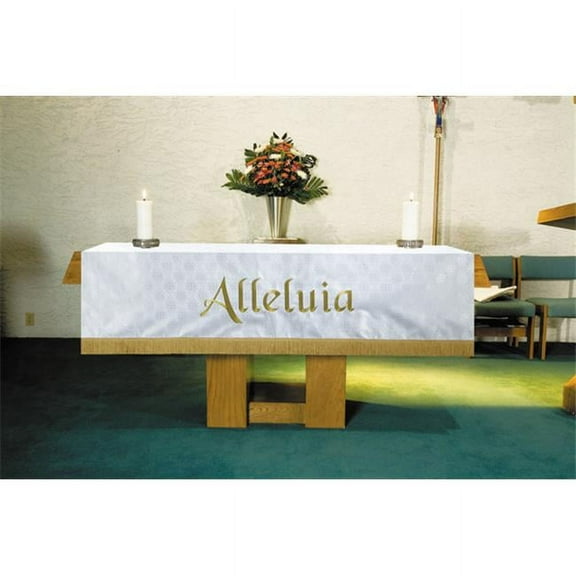 Christian Brands Church Supply VC752 Custom Altar Frontal - White