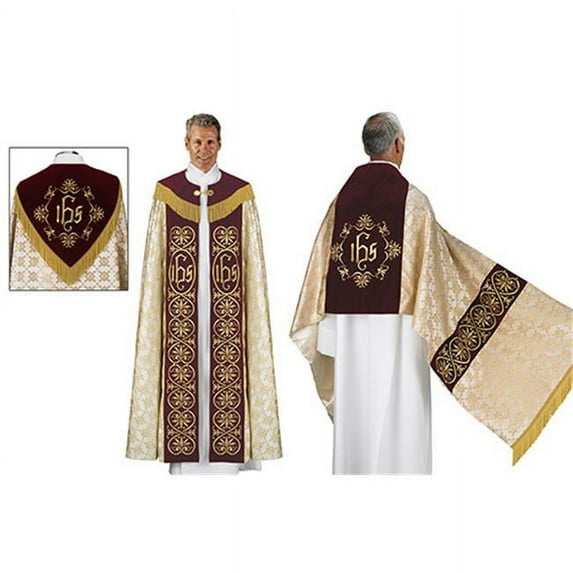 Christian Brands Church Supply VG092 Vicenza Cope & Humeral Veil Set