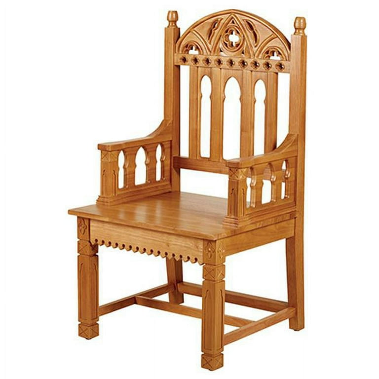 Christian Brands Church Supply YD037 Gothic Celebrant Chair