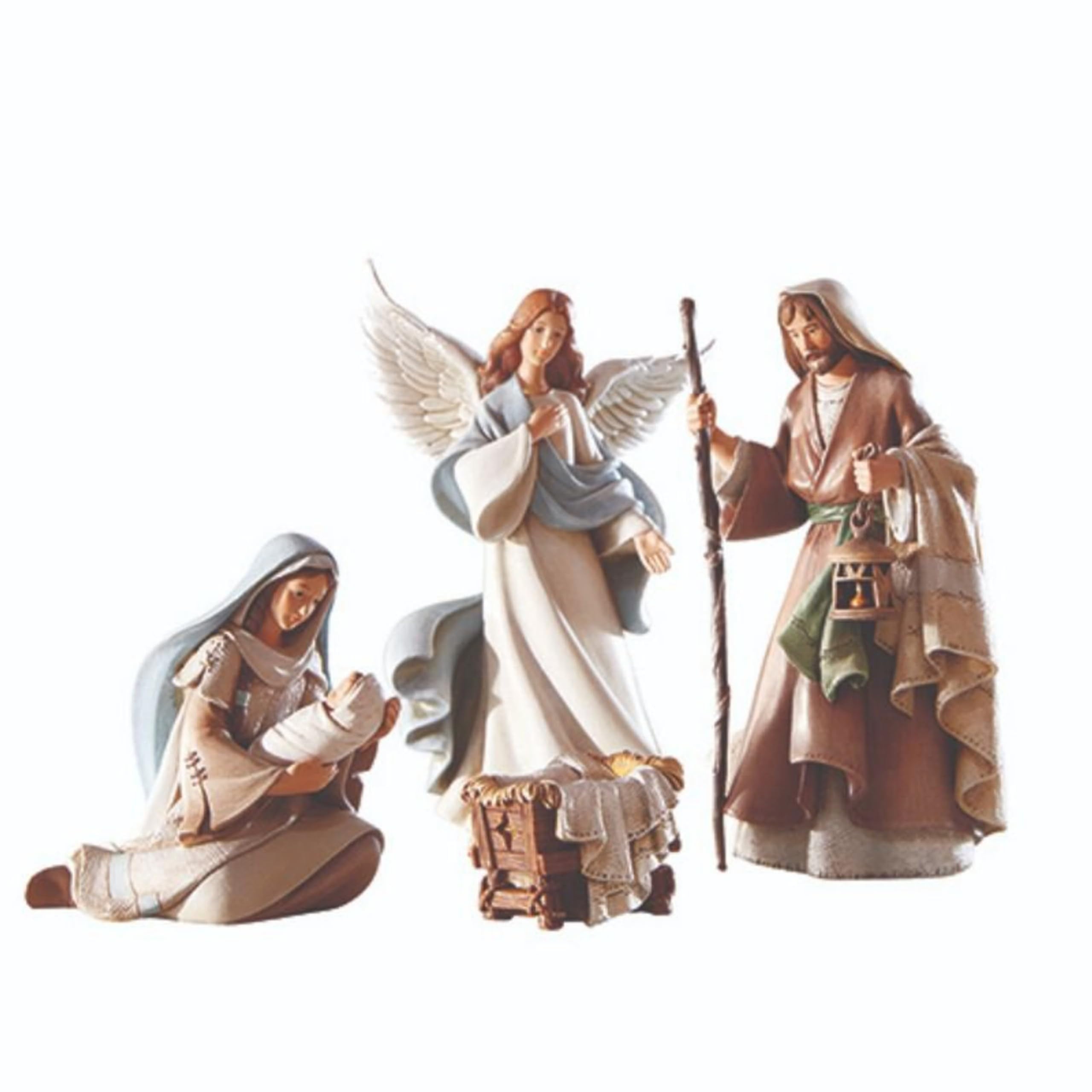Bethlehem Nights Resin Nativity Scene Figurines Set