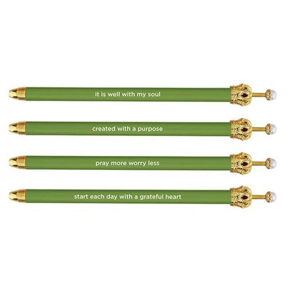 Christian Brands D3220 Green Crown PenPack of 12