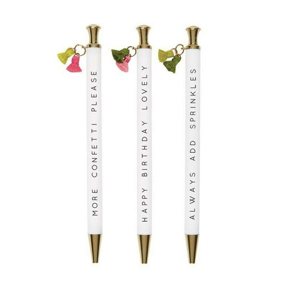 Christian Brands F2749 Lovely Birthday Tassel PenPack of 6